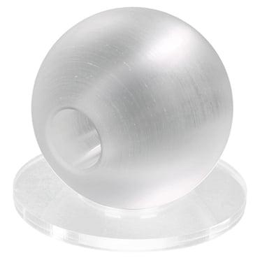 jinwen Balle de Piscine Entraînement Acrylique Robuste Outil de Pratique de Visée Snooker Entraînement Trou pour Balle 18mm Givré
