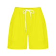 thumbnail image 3 of Birdeem Womens Solid Casual Loose Pockets Drawstring Short Pants, 3 of 12