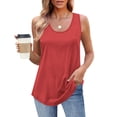 thumbnail image 2 of Dealovy Womens Tank Tops Causal Summer Sleeveless Camisole Shirts Round Neck Loose Fitted Beach Tunic Tops, 2 of 7
