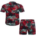 thumbnail image 3 of Stylish Matching Set  Men‘s Printed Shirt and Shorts for Hawaii, 3 of 9
