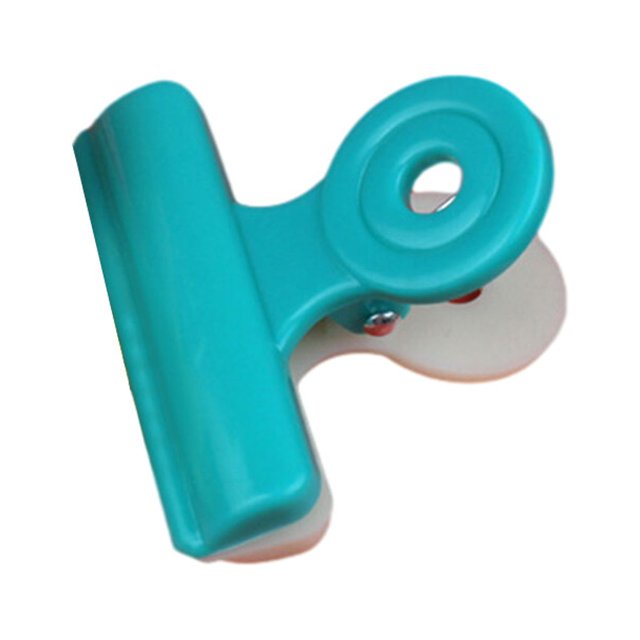 pitrice 16 Pieces Bag Chip Clips Heavy-Duty Food Durable Strong Spring Binder Plastic Paper Clamp Spring Organizer Bill Note Fold Dorm Office Random M