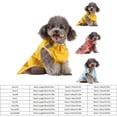 thumbnail image 4 of TIELUTT Pet Raincoat Large and Small Dogs Raincoat Reflective Strips Outdoor Activities Rain Dog Life Jacket Large Breed Sum Dog Dog Water Jacket Rain Jacket Large Dog Calm Dog down, 4 of 8