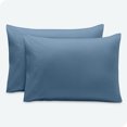 thumbnail image 1 of Bare Home Pillowcase Set - Envelope Closure - Premium 1800 Collection - Double Brushed - Ultra Soft - Standard Size, Coronet Blue, 2 Count, 1 of 6