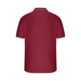 thumbnail image 4 of DPTALR T-Shirt Décontracté pour Homme, Coupe Ajustée, Col Rabattu, Couleur Unie, Manches Courtes, Haut, Blouse, 4 of 6