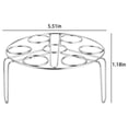 thumbnail image 3 of Birdeem Grille de Friteuse pour Friteuses en Acier Inoxydable, Grille Multicouche, Accessoires de Friteuse, Grille de Cuisson à la Vapeur, 3 of 12