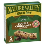 Nature Valley Lunchbox Granola Bars, Double Chocolate, Kids Snacks, 5 bars