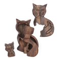 thumbnail image 2 of Matr Boomie HMEAEH333-704508 Handmade & Fair Trade Mama Cat Puzzle Box, 2 of 2