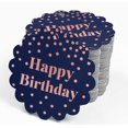 thumbnail image 4 of Inkdotpot Happy Birthday Bottle Tag Real Rose Gold Foil Favor Hang Tags 100 Pack, 4 of 6
