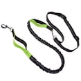 thumbnail image 1 of Becaristey Jogging Dog Leash Reflective Strip Durable Polyester Stylish Dog Leash With Adjustable Waist Belt green 1Set, 1 of 6