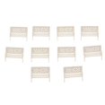 thumbnail image 2 of tredstone Train Railroad Diorama Park Bench for DIY Sand Table Model 1:75 white C, 2 of 9