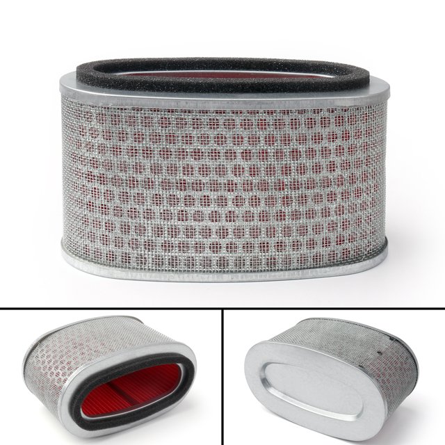 Air Filter Cleaner For VT750 Shadow Spirit 07-14 Phantom VT750CA Aero RS, constructed with cotton gauze filter material and encased in a durable metal mesh. This engine air filter replaces part number 17213-MEG-000 and fits Honda VT750 Shadow Phantom (2010-2017), VT750 Shadow Spirit (2007-2014), VT750 (ABS) Shadow Spirit (2013-2014), VT750CA Shadow Aero (2004-2016), and VT750RS Shadow RS (2010-2013). Package includes one air cleaner filter.