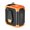 orange, variant on Siruishop Wearable Fan Powerful Wind 14500RPM Waist Hanging for Home Cycling Gardening green