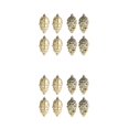 thumbnail image 4 of Maytalsory 8pieces Plastic Pine Tree Hanging Conveniently Designed Decorations For Easy Gold 2Set, 4 of 6