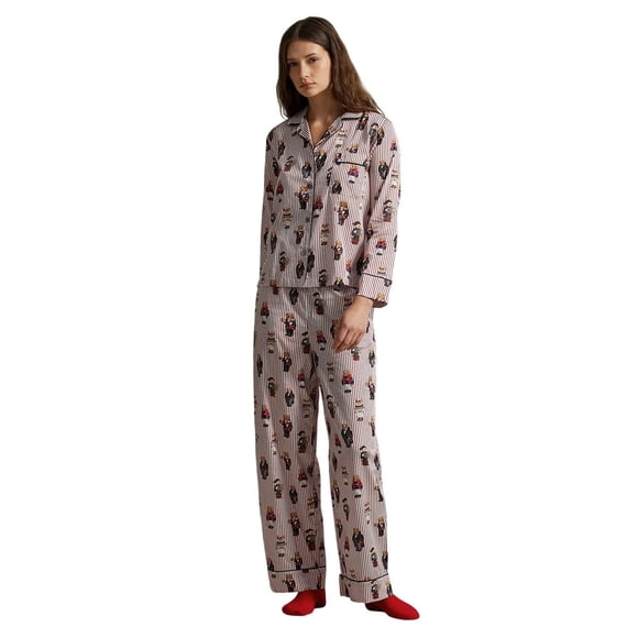 Polo Ralph Lauren Madison Pajama Set - 4P0704 (Bear Red, R2948, S)