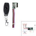 thumbnail image 3 of Miulika 433MHz Wireless Remote Control Switch Mini Receiver, Distance Can Be Up to 50M 1 Button Black, 3 of 9