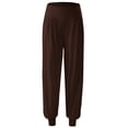 thumbnail image 5 of Dealovy Yoga Pants Womens High Waisted Belly Control Workout Running Sweatpants Solid Color Jogger Trousers, 5 of 5