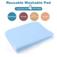 thumbnail image 1 of LHCER 2 Pack, Bed Pad Standard Reusable Underpad Washable For Adults Incontinence Pad Blue + White 45 * 60,Reusable Washable Pad, 1 of 5