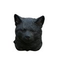 thumbnail image 2 of Napping Cat Garden Statue Polyresin Black Sleeping Tabby Decor Outdoor, 2 of 5