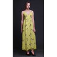 thumbnail image 2 of Bimba Robe Longue Maxi à Bretelles Spaghetti Ajustables Imprimée Papillon, Tenue de Plage d'Été - Moyen, 2 of 6