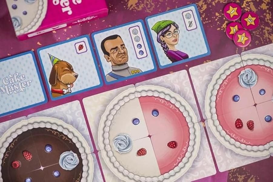 Locomuse - Cake Master - Jeu Familial de Puzzle Spatial - Jeu en simultané - Mode Solo - Français - 1 à 6 joueurs