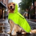thumbnail image 3 of Imperméable pour Chien avec Capuchon Transparent et Caractéristiques Réfléchissantes pour l'Extérieur, 3 of 4