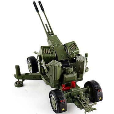 JIAHAOO Antiaircraft Gun Model for Military Enthusiasts, China PLA Type 90 35mm Double Barrel, Metal and Plastic, 18.5x5.5x7.5cm