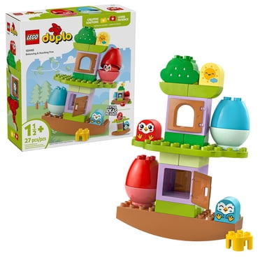 LEGO DUPLO My First Balancing & Stacking Tree Building Toy Playset - Preschool Learning and Educational Toy for Toddlers, Boys and Girls, Ages 1.5+ - Baby Gift Ideas - 10440