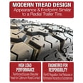 thumbnail image 4 of Trailer Tire On Rim ST17580D13 17580 D 13 Load c 5 Lug White Spoke Wheel, 4 of 4