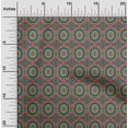 thumbnail image 1 of oneOone Silk Tabby Fabric Floral Mandala Block Printed Craft Fabric BTY 42 Inch Wide, 1 of 4