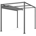 thumbnail image 1 of Outsunny 10' x 7' Patio Pergola with Retractable Canopy, 1 of 10