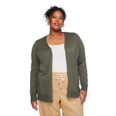 Cardigan ouvert sur le devant Lane Bryant Plus pour femmes
