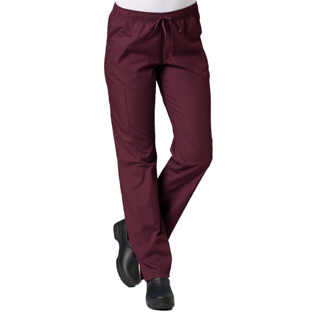 red panda women's elastic waistband cargo scrub pant