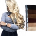thumbnail image 1 of Extensions de Cheveux Humains à Tape, Mèches, Balayage, Longs, Raides, Doux, 1 of 6