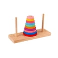 thumbnail image 4 of weibbin Wooden Hanno Tower Puzzle, Color Sorting Stacking Toy, Attention Enhancement Game for Family, 4 of 8