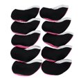 thumbnail image 4 of Ensemble de 10 Pcs Couvre-Têtes de Golf Imperméables en Fer Couvre-Tête de Club de Golf Protection Rose, 4 of 8