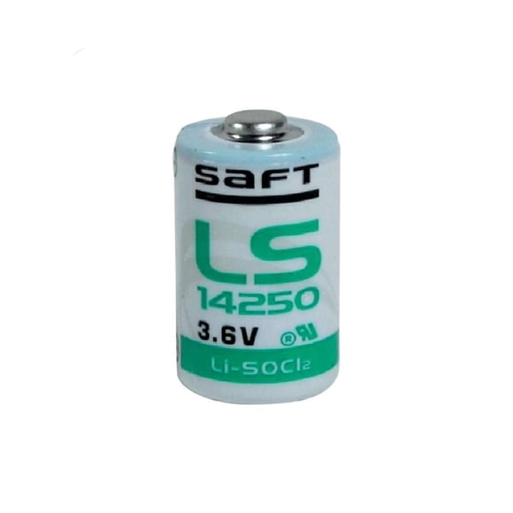Lot de 100 Saft LS14250 (ER14250) Piles au Lithium 3,6 Volts 1/2 AA (1200 mAh)