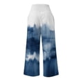 thumbnail image 4 of Pantalon Ample Snoarin pour Femmes Confortable Imprimé Taille Haute Pantalon de Loisir Pantalon de Survêtement Pantalon de Yoga Pantalon de Yoga à Jambe Grand pour Femmes en Liquidation, 4 of 5