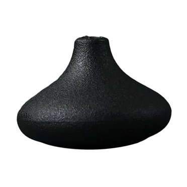 DOLITY Pot, Black Ceramics Dried Flowers Planter Small Bonsai Plant Pot Tiny Decoration Gift for Home, Office and Garden ,