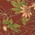 thumbnail image 4 of 18-inch by 38-inch Spun Polyester Patterned Outdoor Squared Chair Cushion, Passion Ruby, 4 of 4