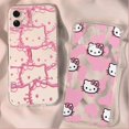 thumbnail image 2 of Cute Cartoon Hello Kitty For iPhone 13 12 Pro Max Mini 11 Pro X XR XS Max 6 6S 7 8 Plus Se2 Clear Phone Case Cover Coque LXY, 2 of 7