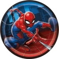 thumbnail image 1 of Spider-Man Round 7" Dessert Plates, 8ct, 1 of 2