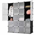 thumbnail image 2 of Patiojoy 20 Cube Clothes Organizer Storage Cubes Portable Wardrobe Bedroom Storage Cubby, 2 of 9