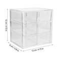 thumbnail image 2 of Milisten Makeup Desk Organizer Sundries Vanity Organizer Cosmetic Organizer Desk Storage Drawers Box, 2 of 6
