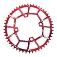 thumbnail image 4 of Plateau de Vélo 104BCD Roue à Chaîne Anneau de Chaîne Rond de Bicyclette Pièces de Chaîne de Vélo de Route Rouge 50T, 4 of 9