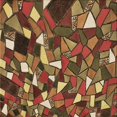 thumbnail image 1 of Ahgly Company Tapis d'Intérieur Lavable en Machine Carré Transitionnel Brun Cannelle, 8 Pieds Carré, 1 of 7