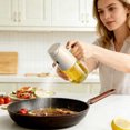 thumbnail image 4 of 2in1 Glass Sprayer & Dispenser Olive Dispenser Bottle Spray Bottle For Cooking Olive Sprayer Cooking Dispenser For Kitchen Air Fryer Frying BBQ Maple Syrup Taps Spritzer Bottles Kitchen Glass Bottle, 4 of 4