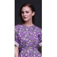 thumbnail image 4 of Bimba Rayon Cabbage Leaves Womens Printed Side Slit SummerDressLong Maxi Gown-Small, 4 of 6