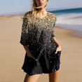 thumbnail image 1 of WILLBEST Fall Clothes Women Women Gradient Print Short Sleeve Jumpsuit Short Loose Backless Jumpsuits Rompers Wide Leg Pants Women, 1 of 6