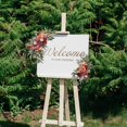 thumbnail image 4 of 2Pcs Artificial Flower Swag Wedding Arch Wreath for Ceremony Wall Farmhouse Red, 4 of 8