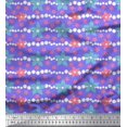 thumbnail image 1 of Soimoi Viscose Chiffon Fabric Dot & Floral Artistic Decor Fabric Printed Yard 42 Inch Wide, 1 of 5